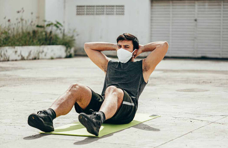 man exercising- physical therapists can help you with your fitness regimen